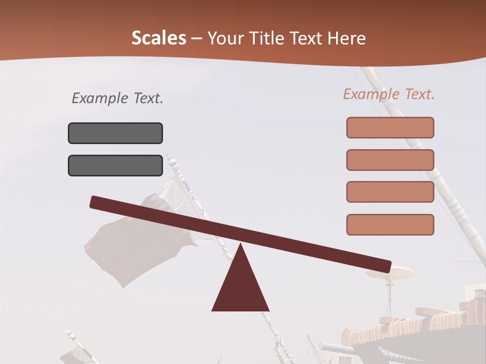 Boat Ship Harbour PowerPoint Template