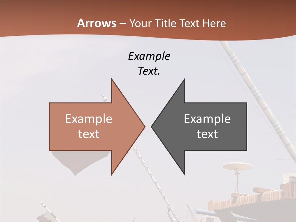Boat Ship Harbour PowerPoint Template