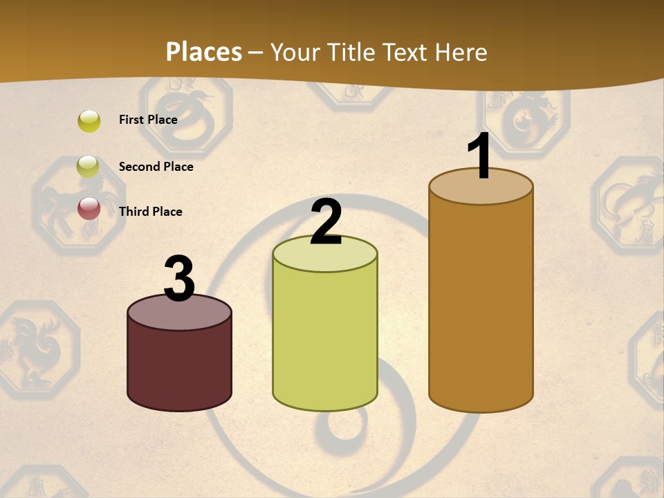 Astrology Sepia Symbols PowerPoint Template