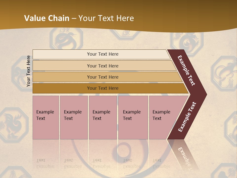 Astrology Sepia Symbols PowerPoint Template