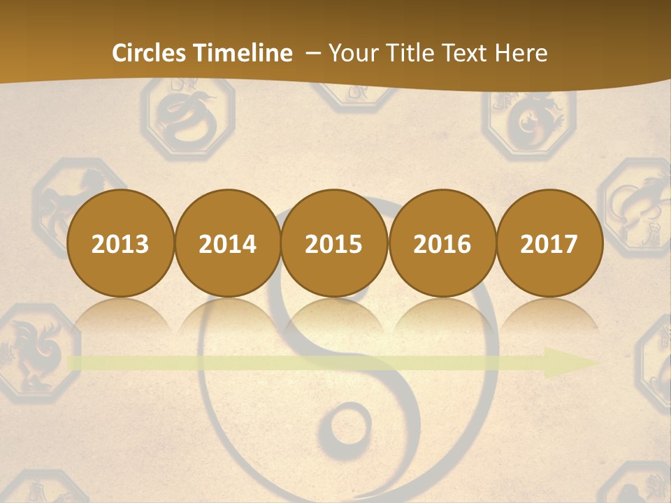 Astrology Sepia Symbols PowerPoint Template