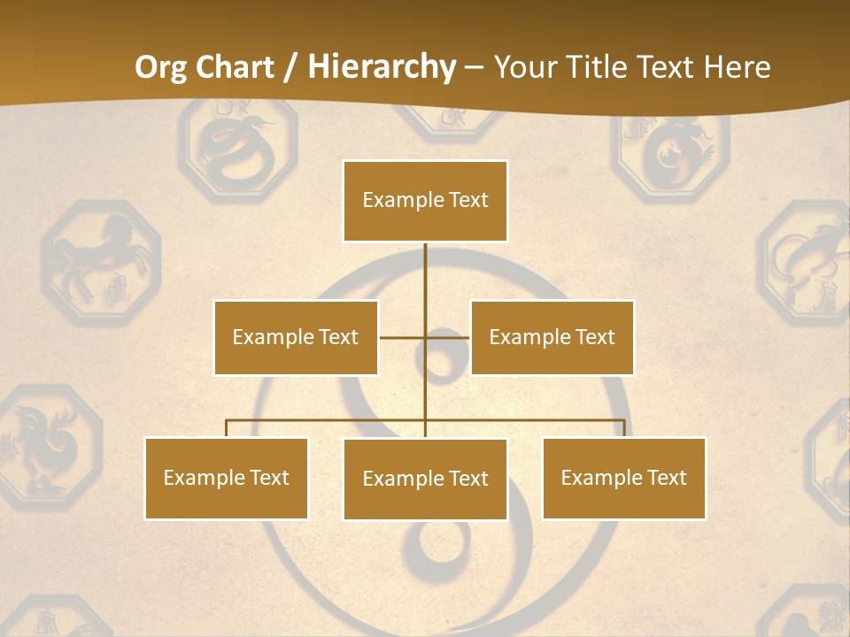Astrology Sepia Symbols PowerPoint Template