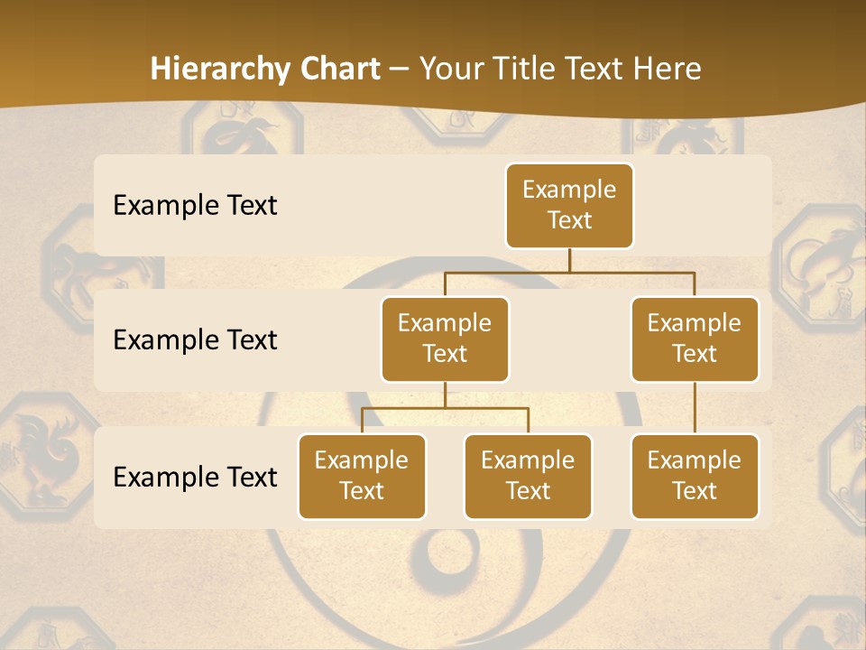 Astrology Sepia Symbols PowerPoint Template