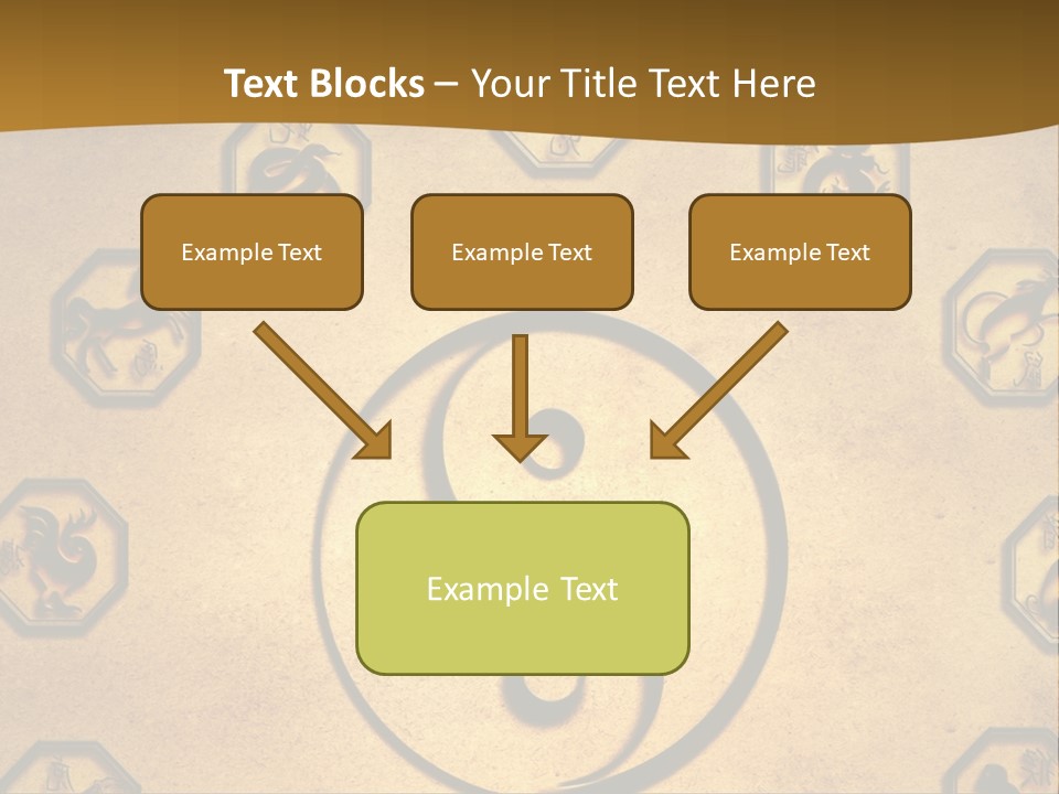 Astrology Sepia Symbols PowerPoint Template