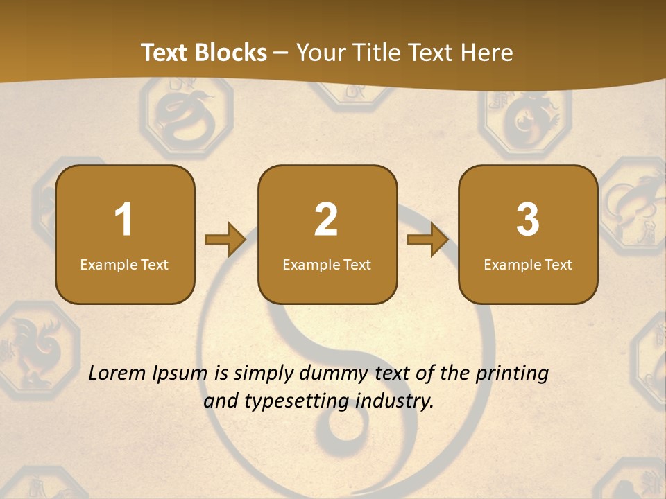 Astrology Sepia Symbols PowerPoint Template
