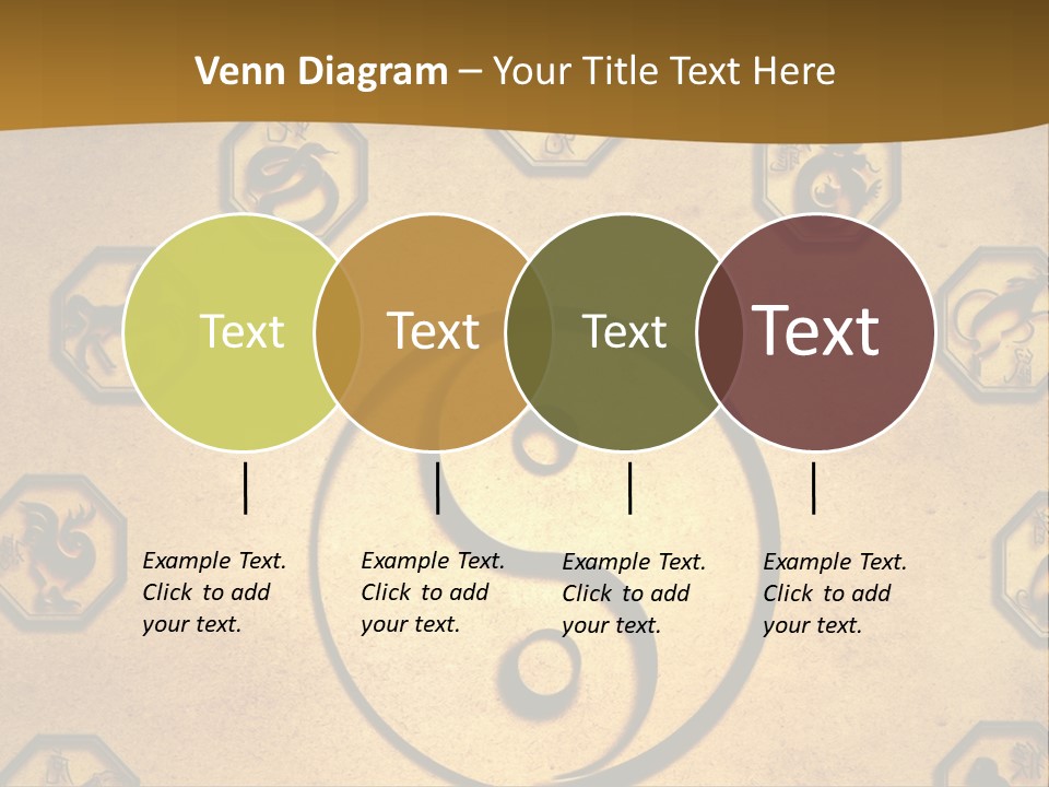 Astrology Sepia Symbols PowerPoint Template