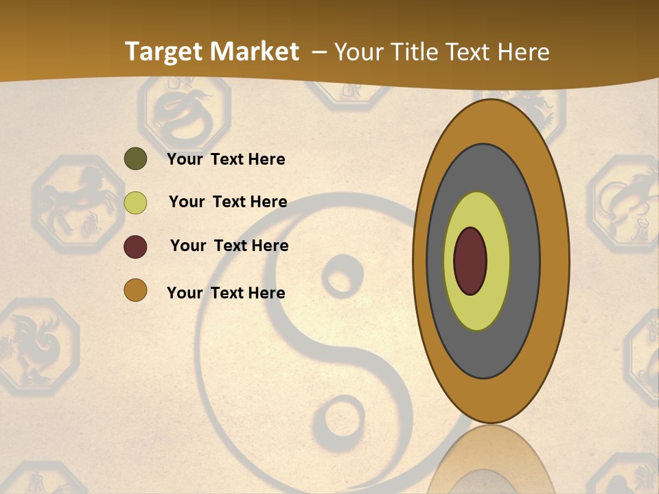 Astrology Sepia Symbols PowerPoint Template