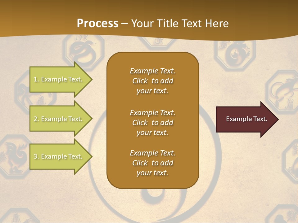 Astrology Sepia Symbols PowerPoint Template