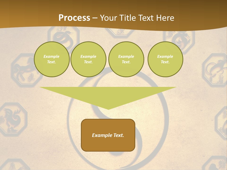 Astrology Sepia Symbols PowerPoint Template