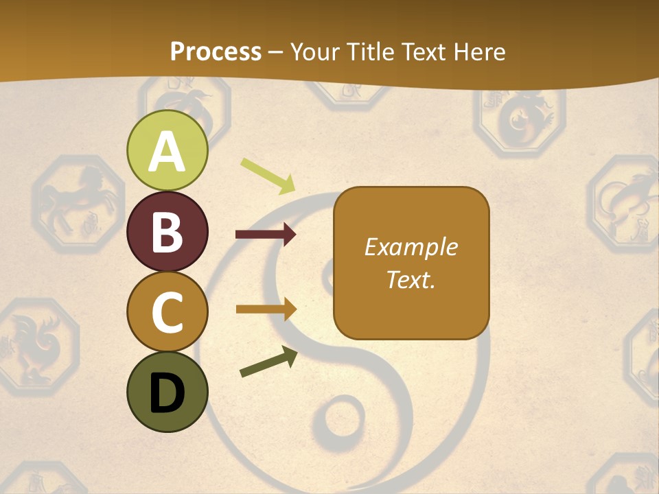 Astrology Sepia Symbols PowerPoint Template