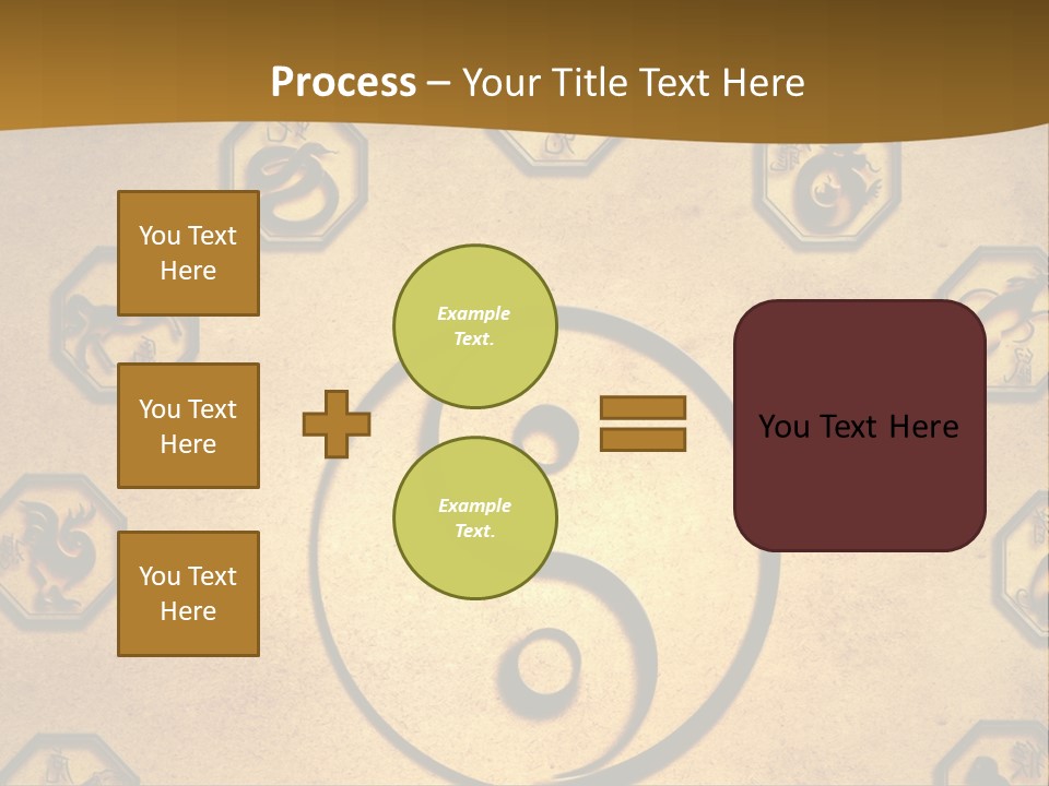 Astrology Sepia Symbols PowerPoint Template