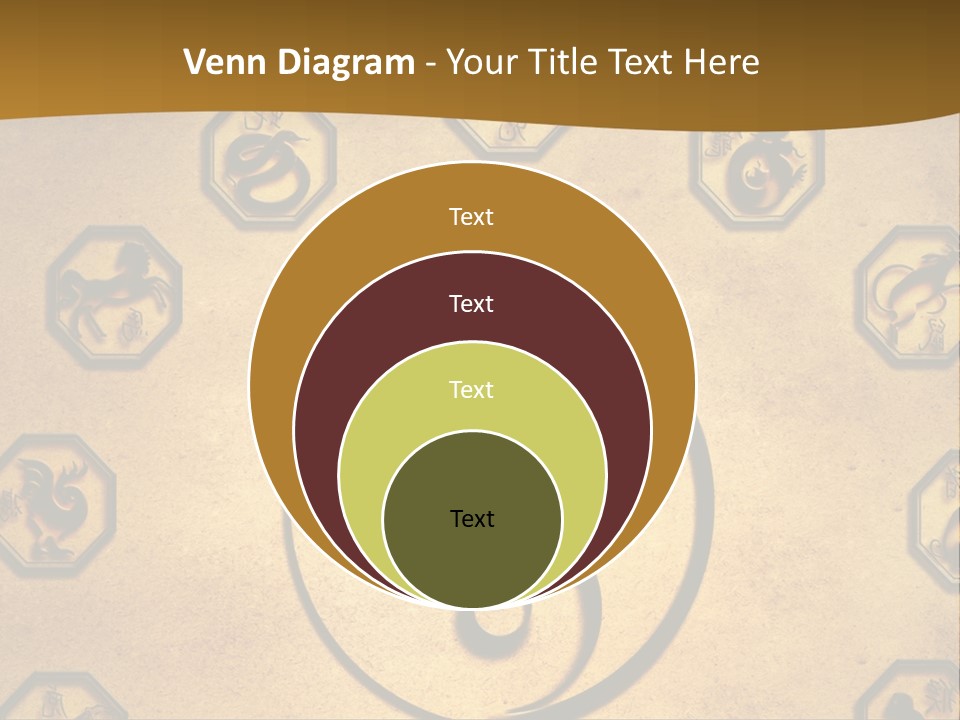 Astrology Sepia Symbols PowerPoint Template