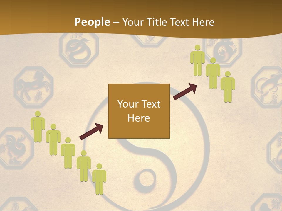 Astrology Sepia Symbols PowerPoint Template