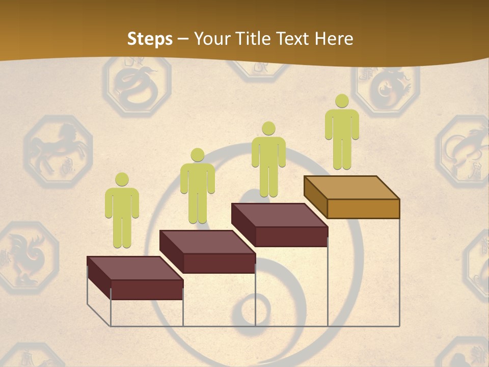 Astrology Sepia Symbols PowerPoint Template