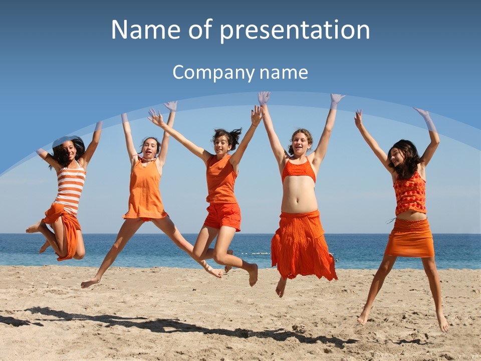 Beach Ocean Rave PowerPoint Template