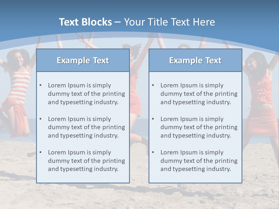 Beach Ocean Rave PowerPoint Template