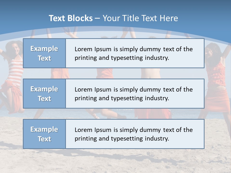 Beach Ocean Rave PowerPoint Template