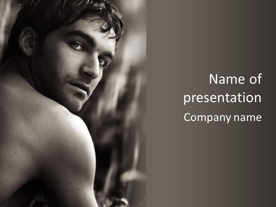 Outside Model Sensitivity PowerPoint Template