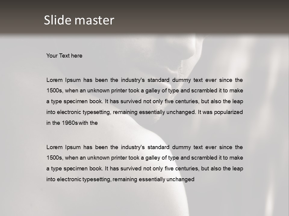 Outside Model Sensitivity PowerPoint Template