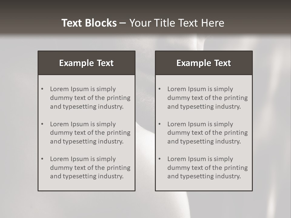 Outside Model Sensitivity PowerPoint Template