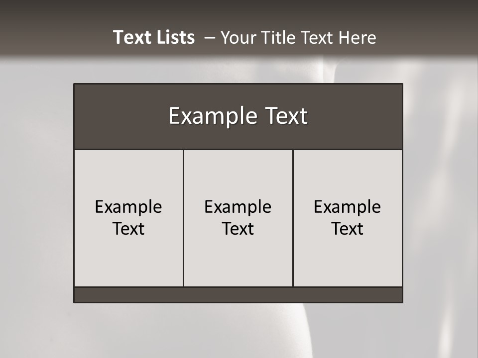 Outside Model Sensitivity PowerPoint Template