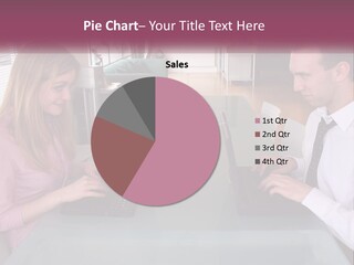 Office Working Typing PowerPoint Template