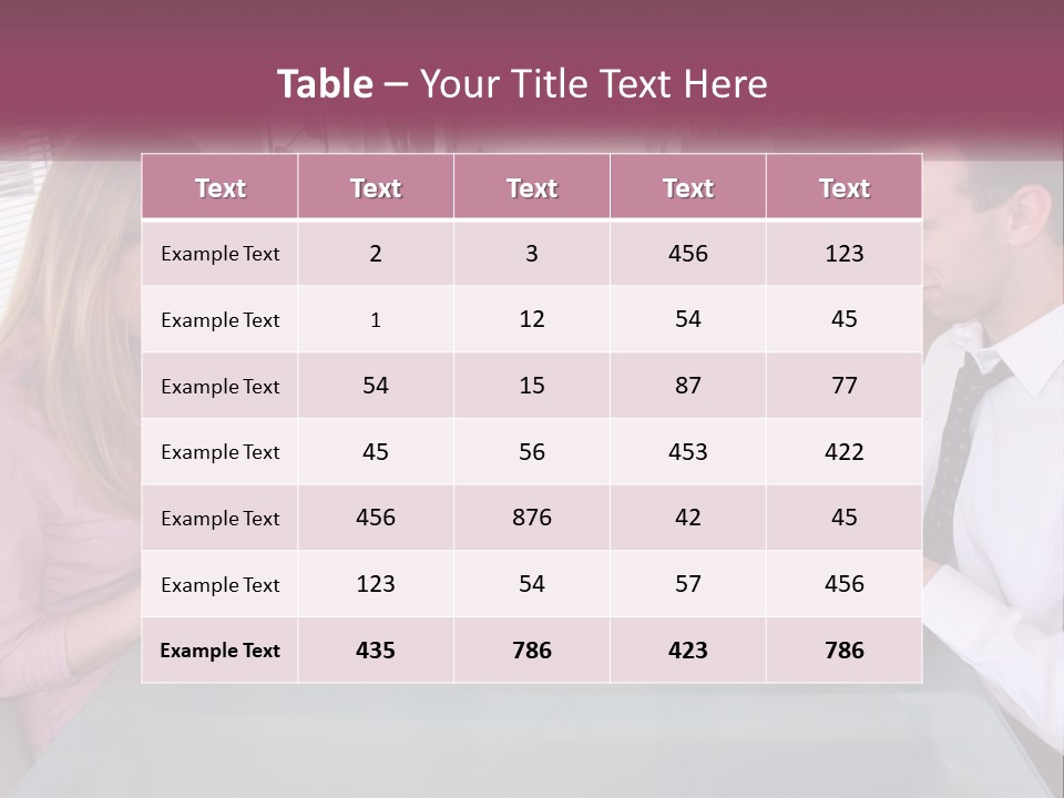 Office Working Typing PowerPoint Template