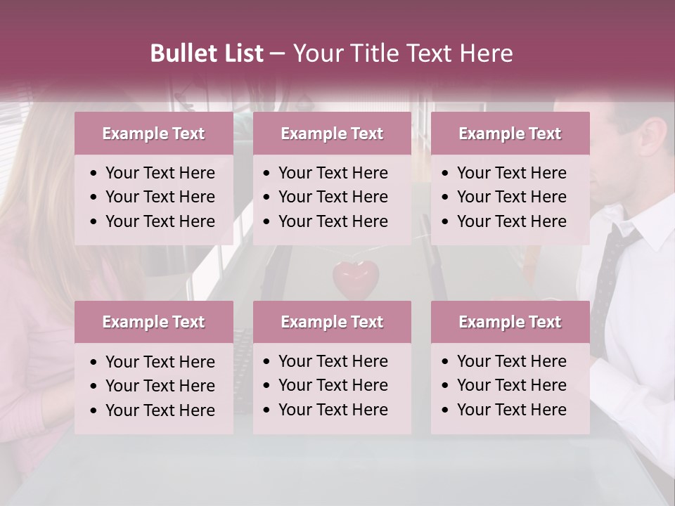 Office Working Typing PowerPoint Template