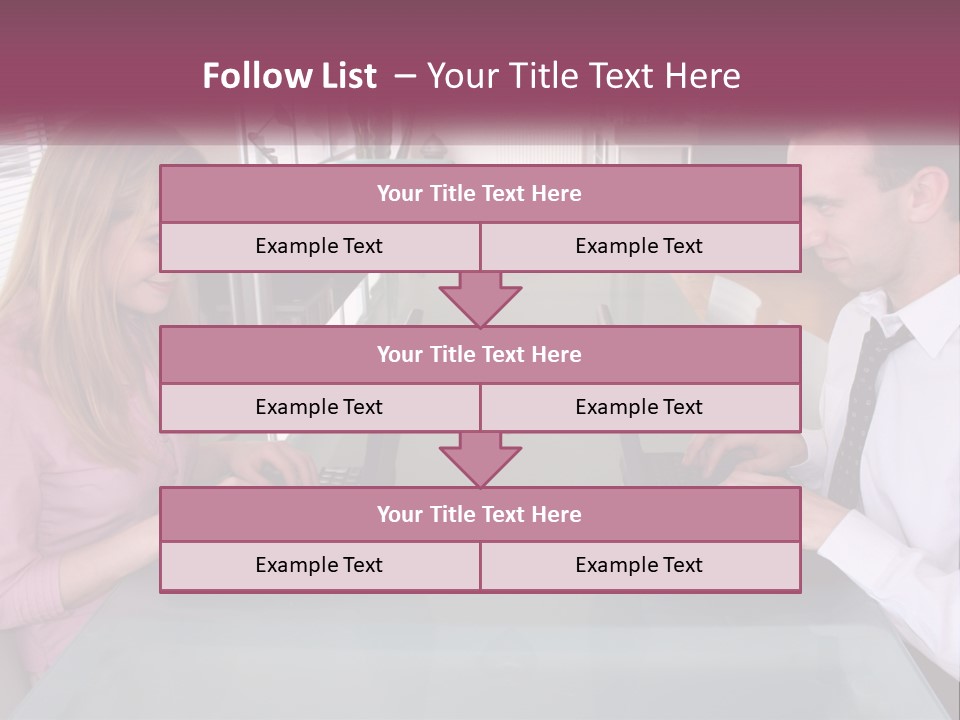 Office Working Typing PowerPoint Template
