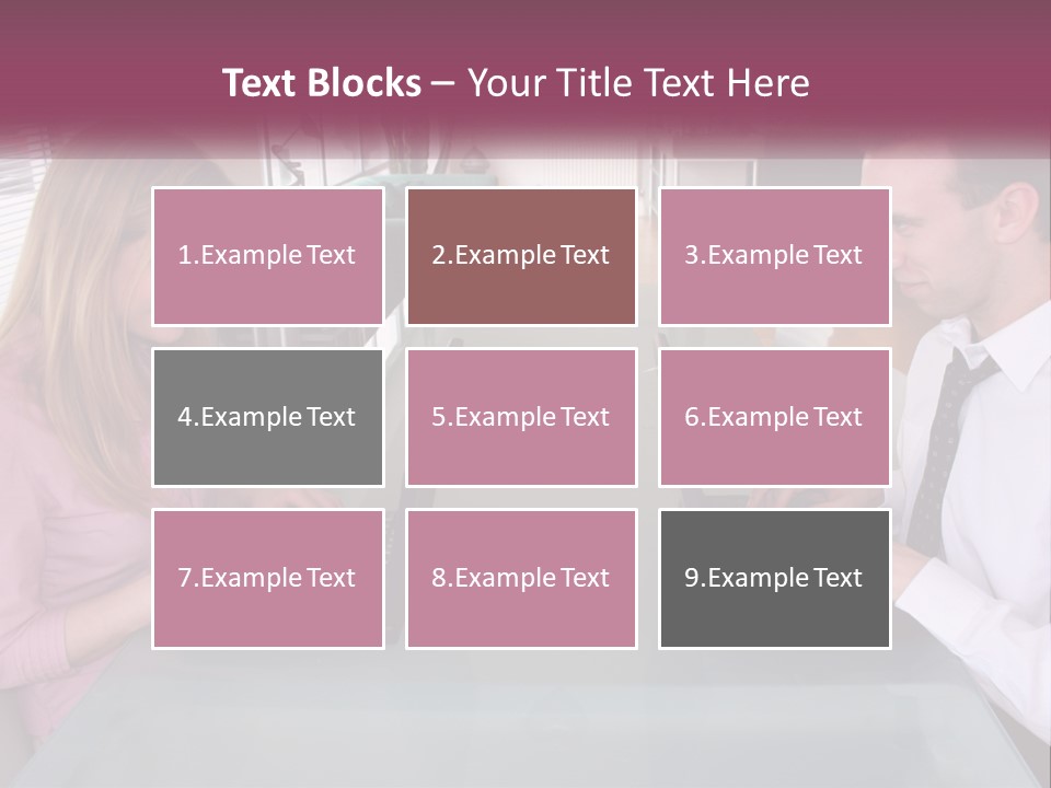 Office Working Typing PowerPoint Template
