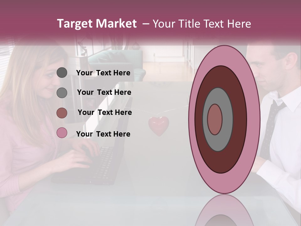 Office Working Typing PowerPoint Template