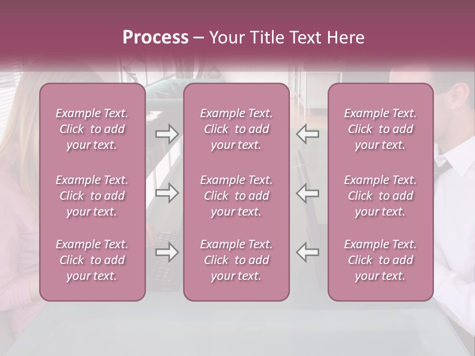 Office Working Typing PowerPoint Template