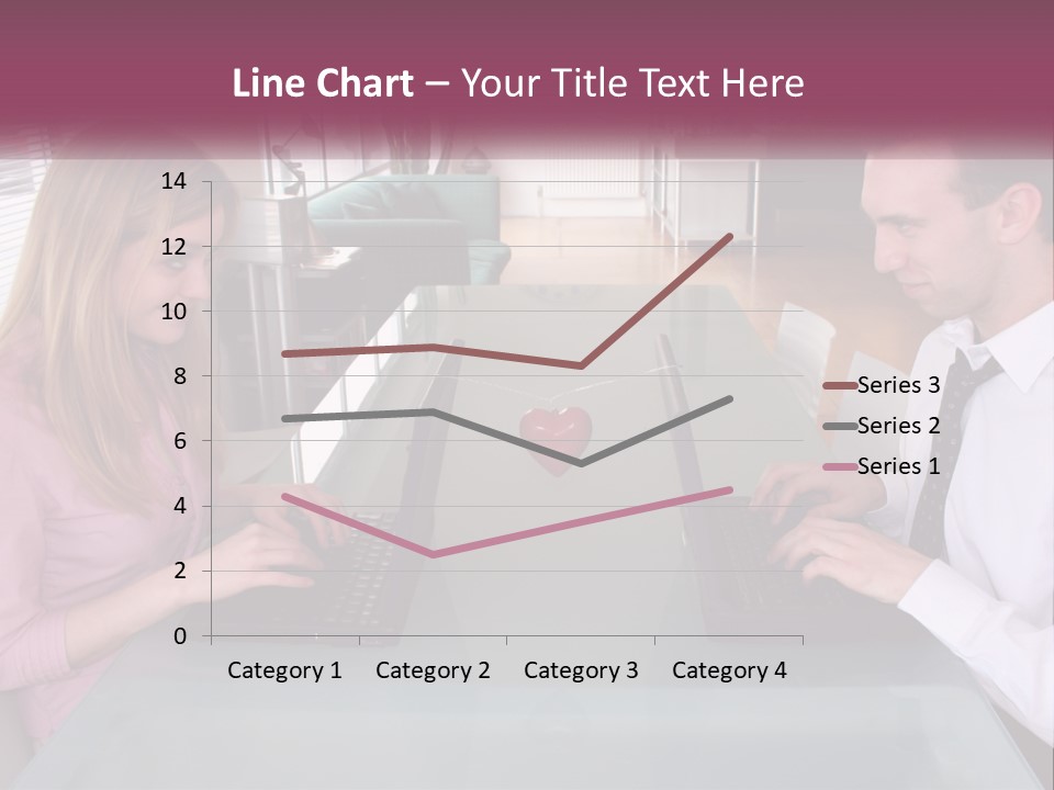 Office Working Typing PowerPoint Template