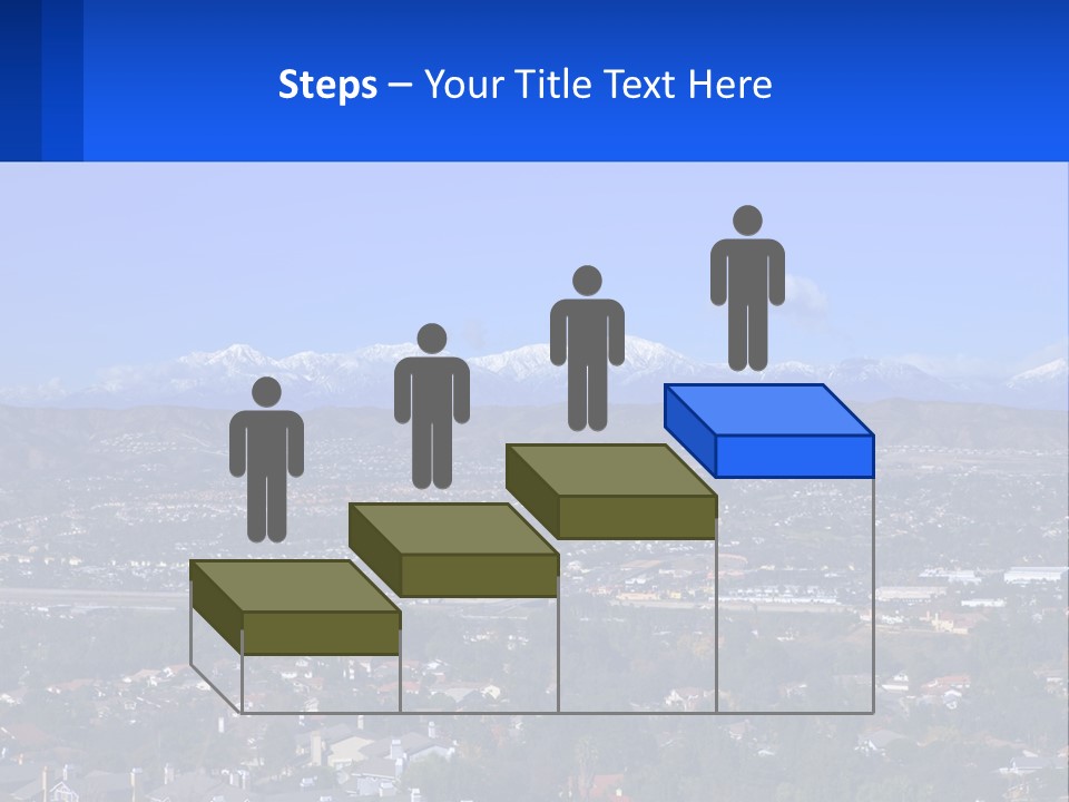 Winter Housing Panorama PowerPoint Template