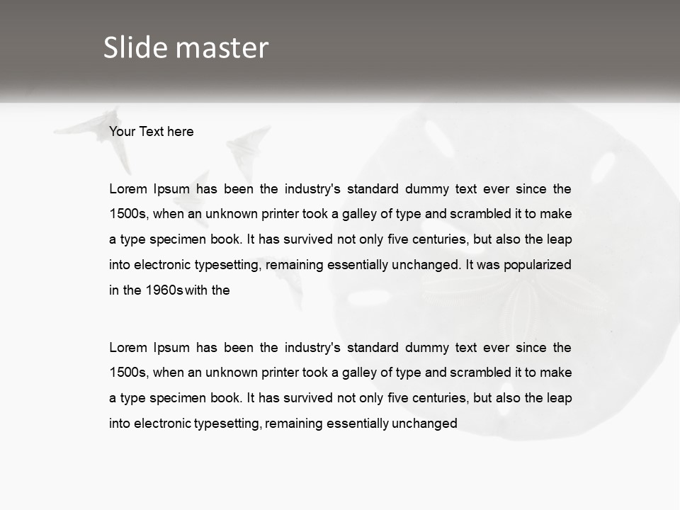 Brown Nature Marine PowerPoint Template