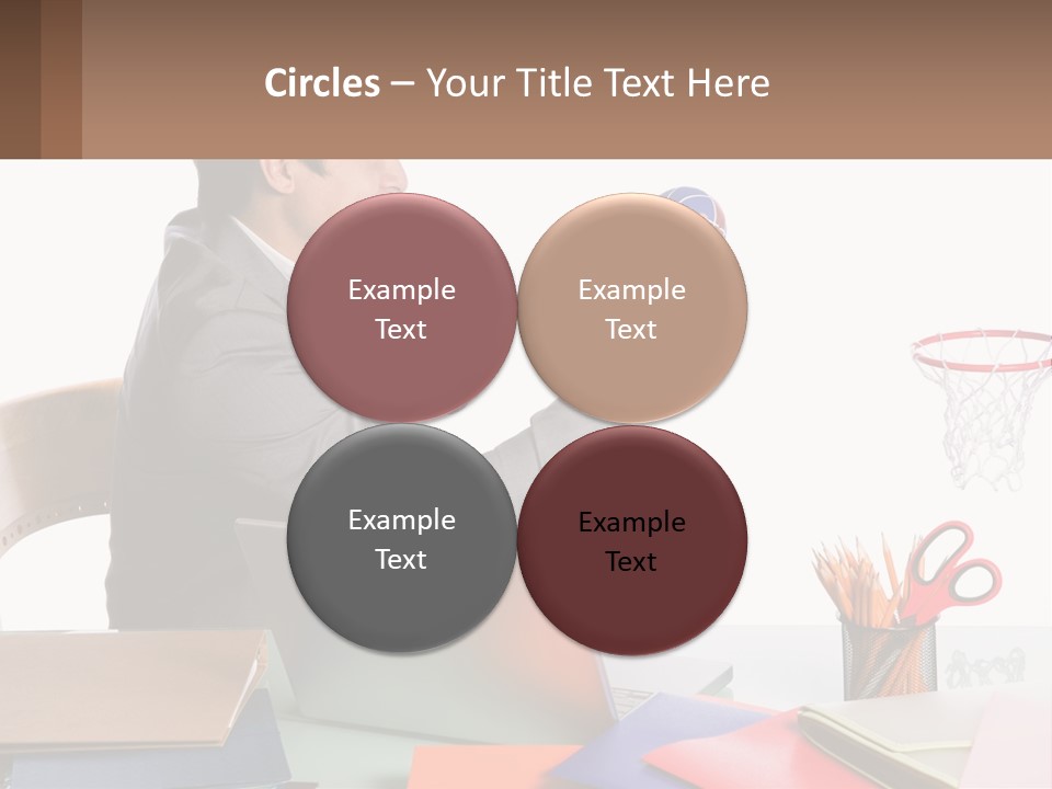 Connect Smile Cup PowerPoint Template