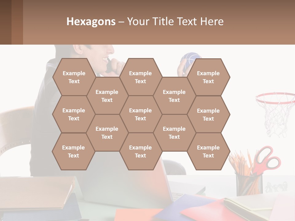 Connect Smile Cup PowerPoint Template