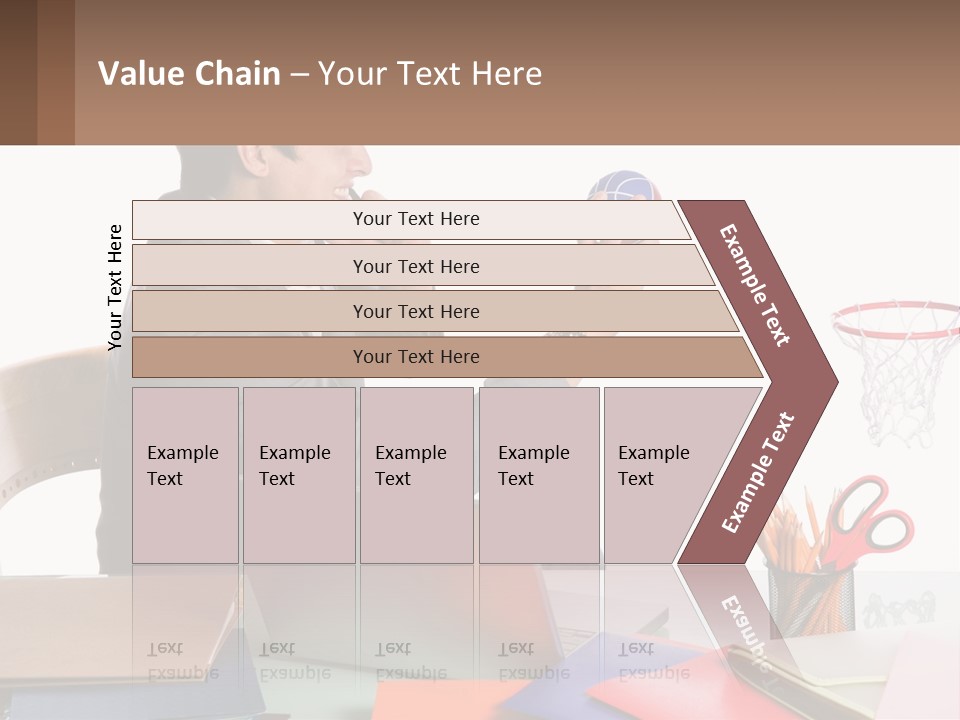 Connect Smile Cup PowerPoint Template