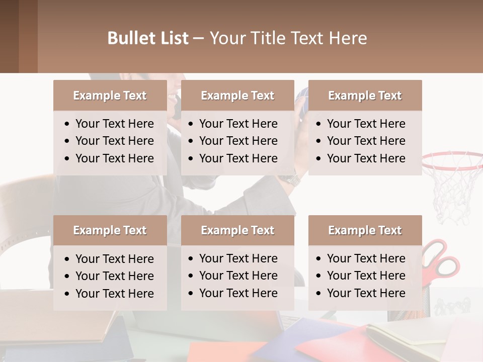 Connect Smile Cup PowerPoint Template