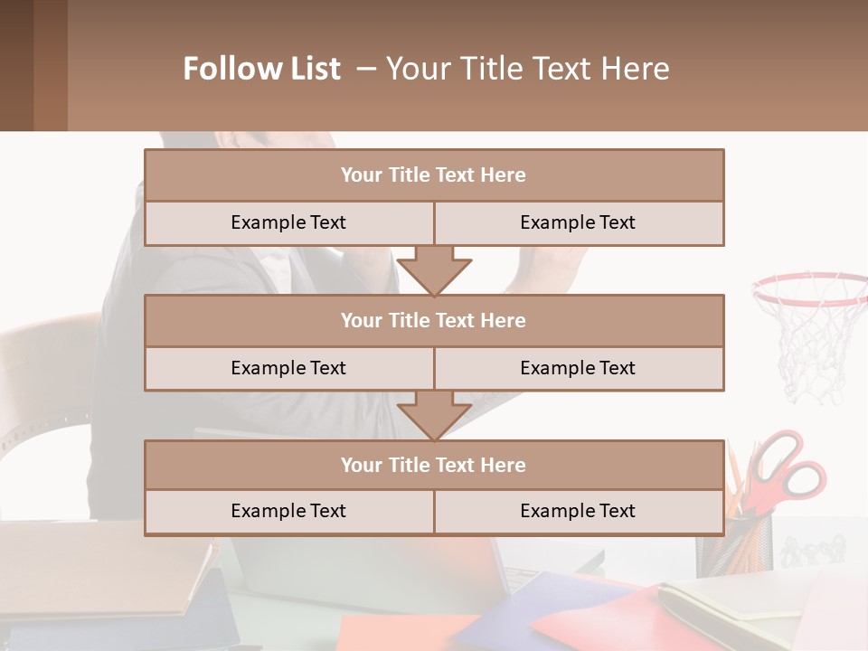 Connect Smile Cup PowerPoint Template