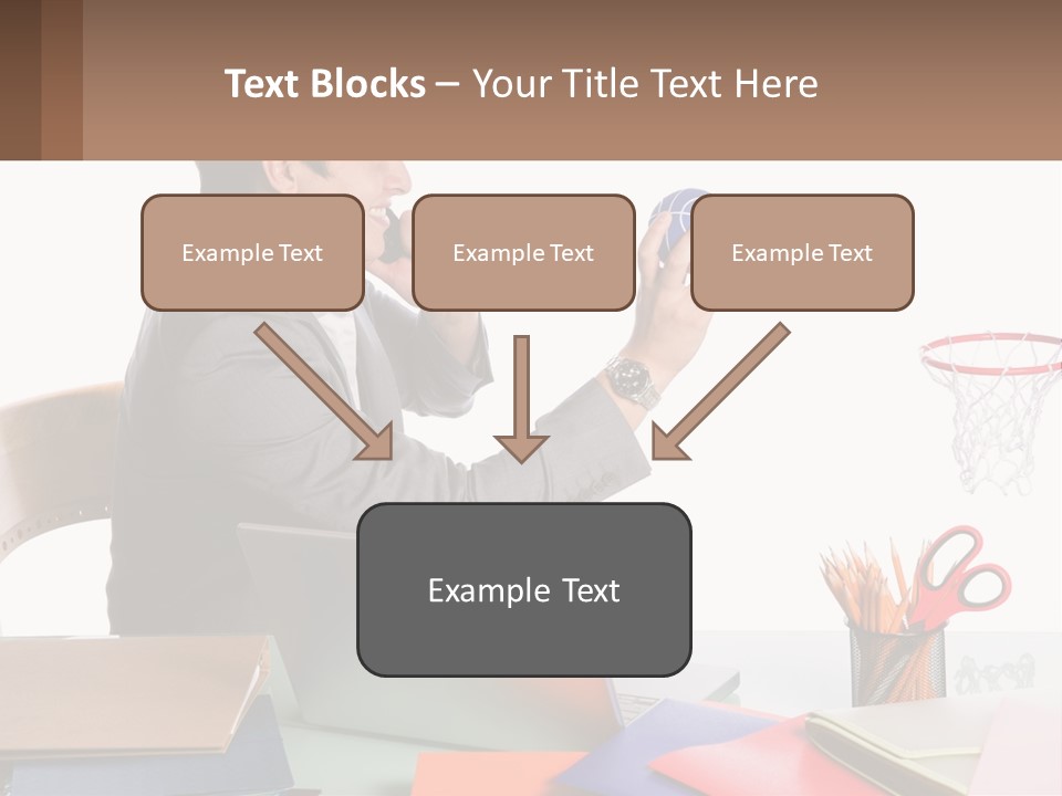 Connect Smile Cup PowerPoint Template