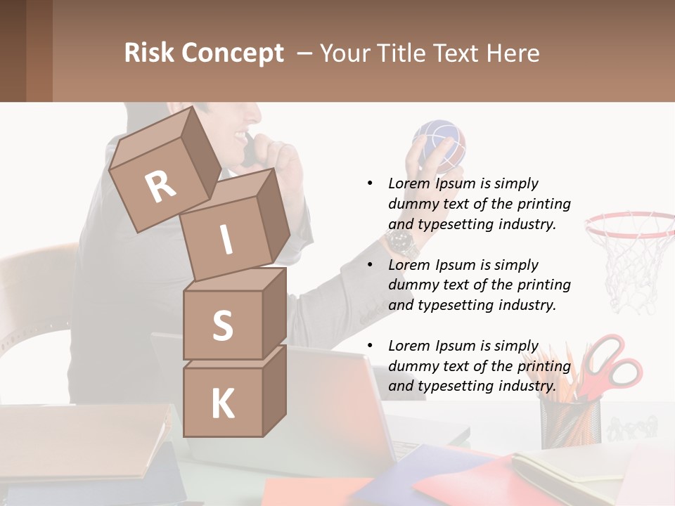 Connect Smile Cup PowerPoint Template