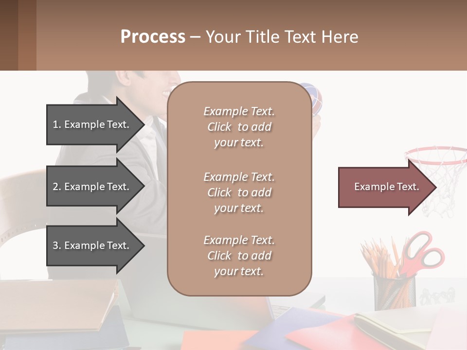 Connect Smile Cup PowerPoint Template