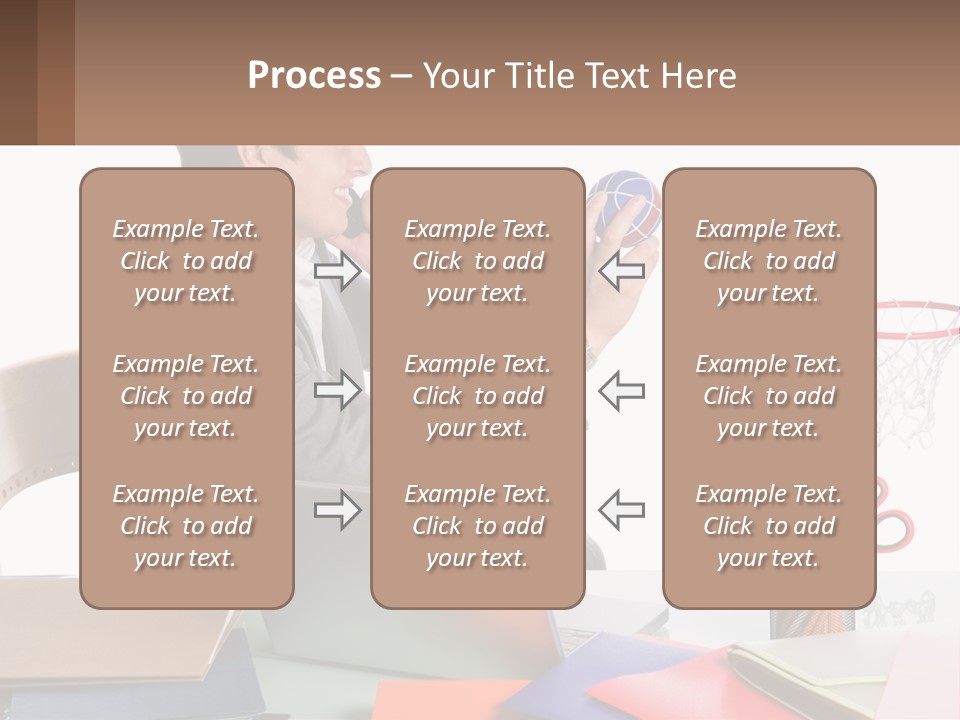 Connect Smile Cup PowerPoint Template