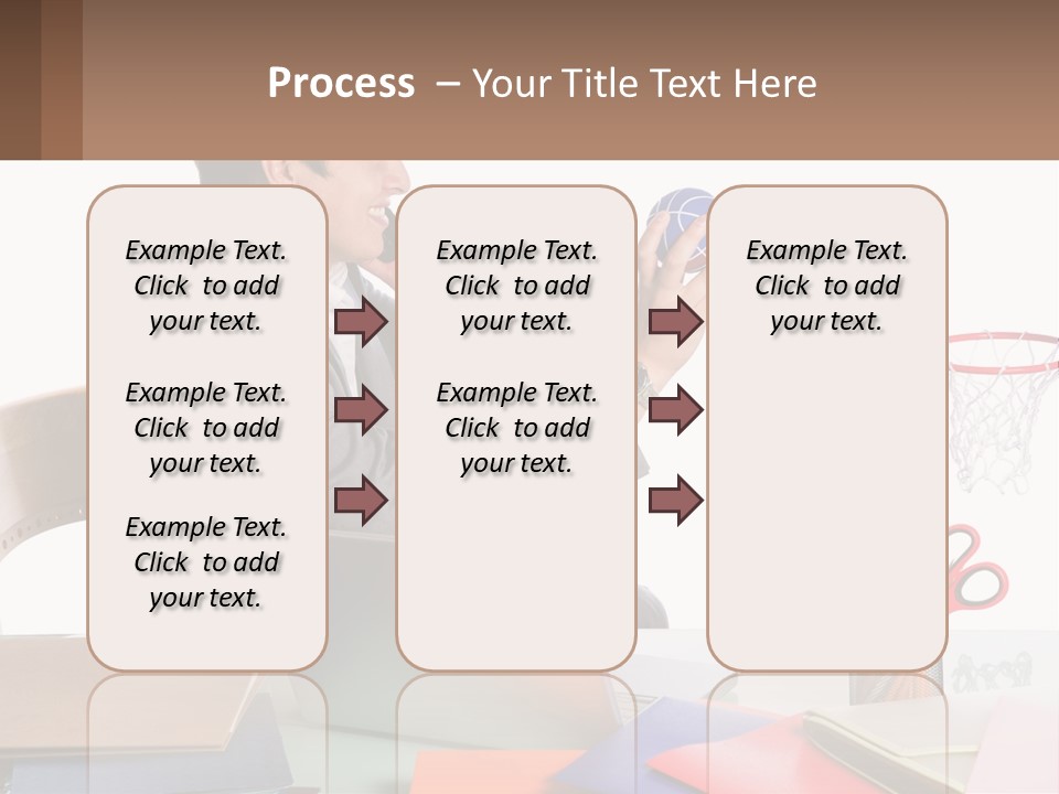 Connect Smile Cup PowerPoint Template