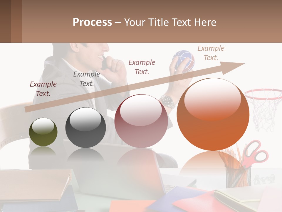 Connect Smile Cup PowerPoint Template