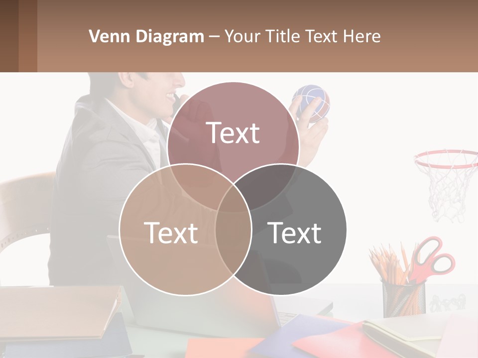 Connect Smile Cup PowerPoint Template