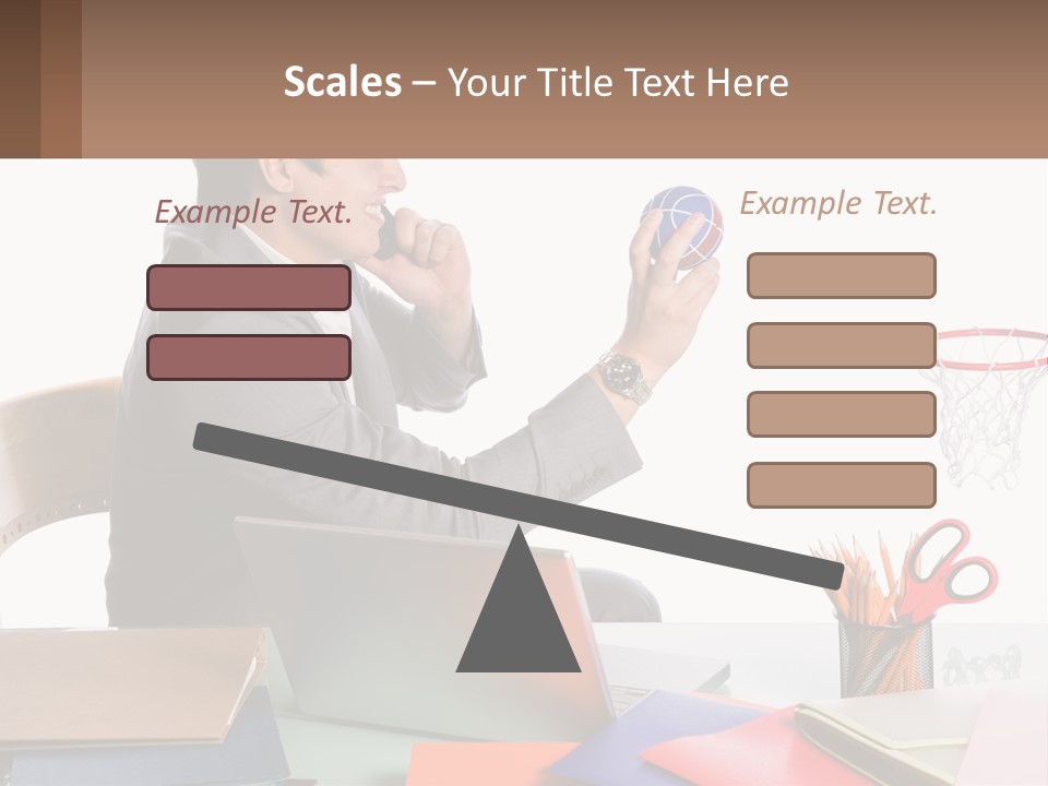 Connect Smile Cup PowerPoint Template