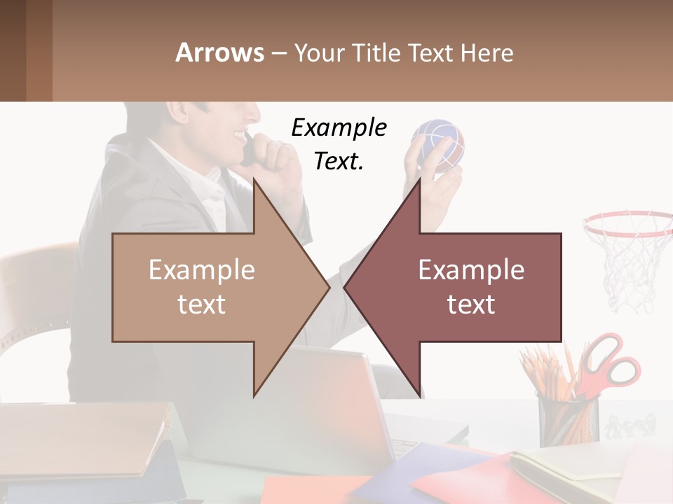 Connect Smile Cup PowerPoint Template