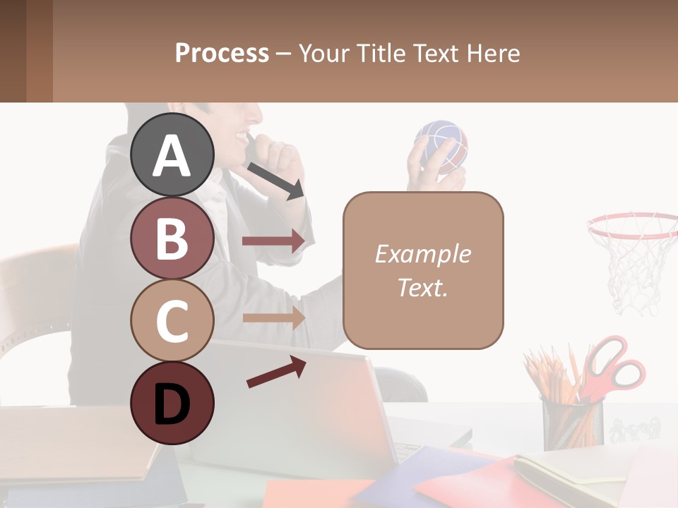 Connect Smile Cup PowerPoint Template